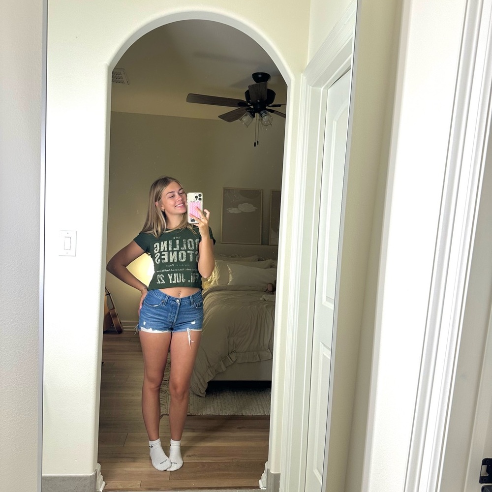 Rolling Stones Green Graphic Tee - Picture 1 of 3
